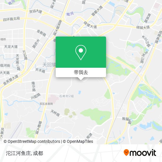 沱江河鱼庄地图