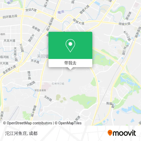 沱江河鱼庄地图