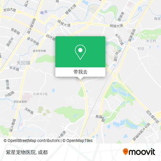 紫星宠物医院地图