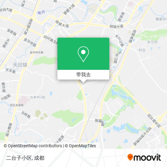 二台子小区地图
