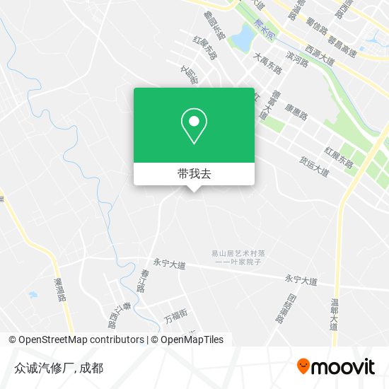 众诚汽修厂地图