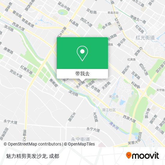魅力精剪美发沙龙地图