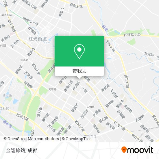 金隆旅馆地图