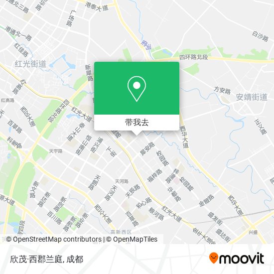 欣茂·西郡兰庭地图
