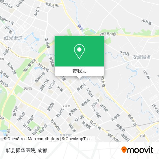 郫县振华医院地图