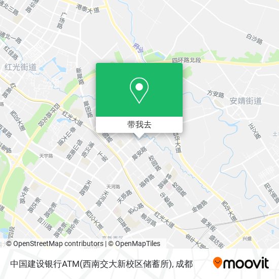 中国建设银行ATM(西南交大新校区储蓄所)地图