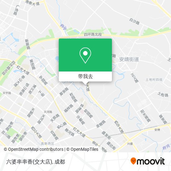 六婆串串香(交大店)地图