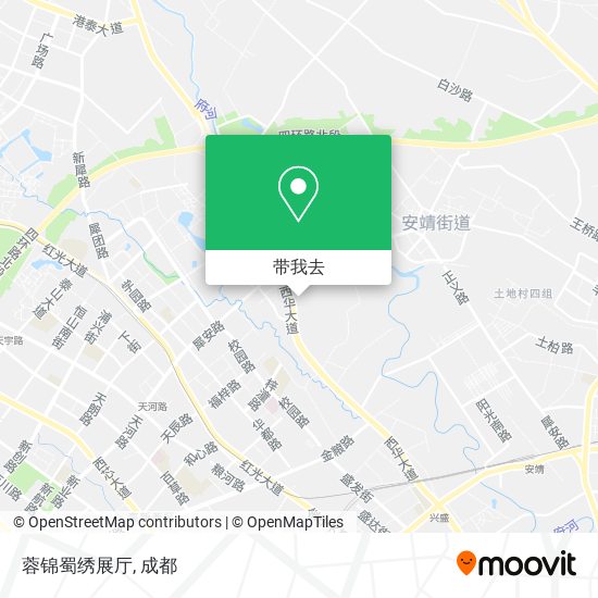 蓉锦蜀绣展厅地图