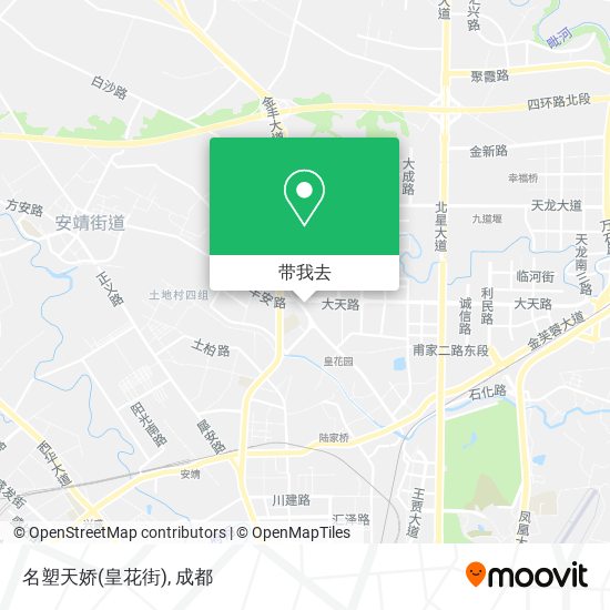 名塑天娇(皇花街)地图