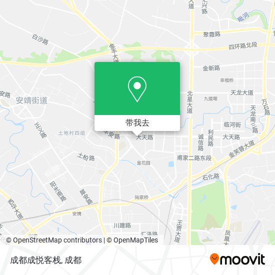 成都成悦客栈地图