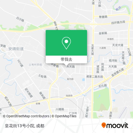 皇花街13号小院地图