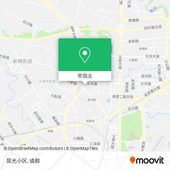 晨光小区地图