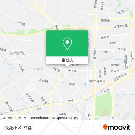 茂苑小区地图