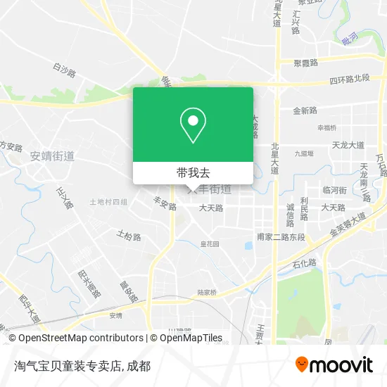 淘气宝贝童装专卖店地图