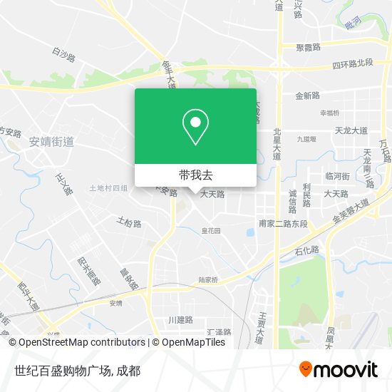 世纪百盛购物广场地图
