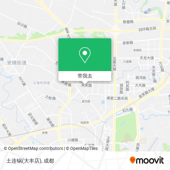 土连锅(大丰店)地图