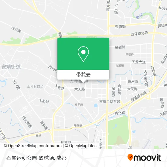 石犀运动公园-篮球场地图