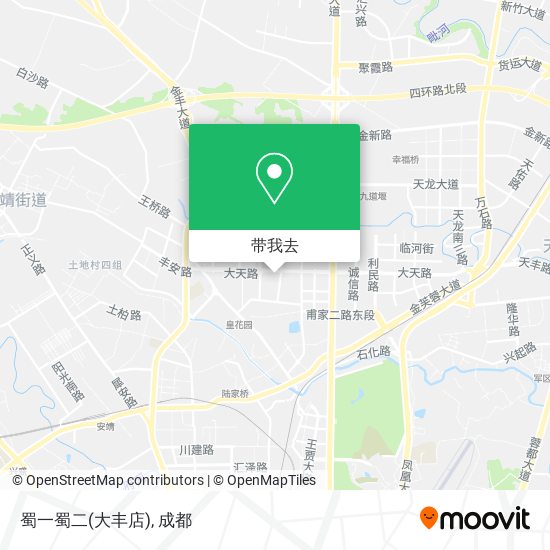 蜀一蜀二(大丰店)地图