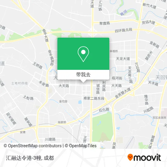 汇融达令港-3幢地图