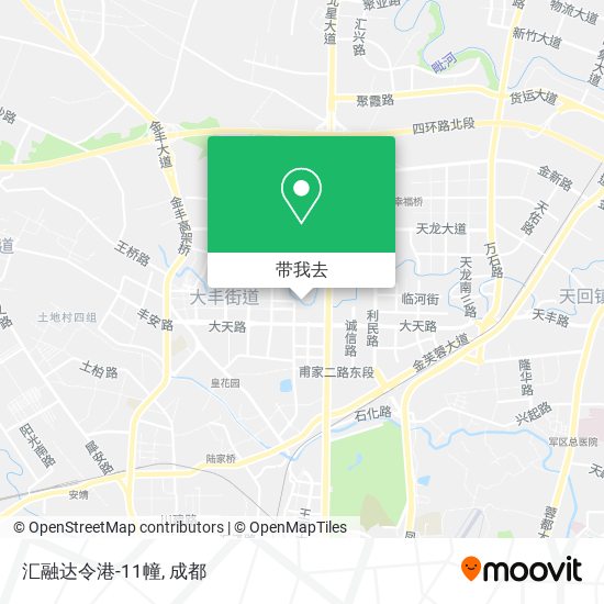 汇融达令港-11幢地图