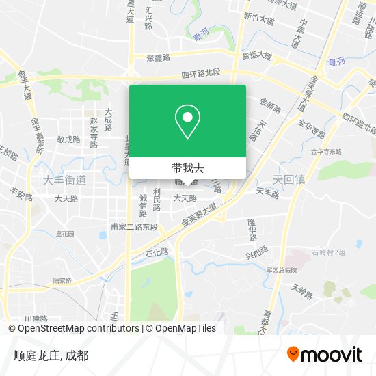 顺庭龙庄地图