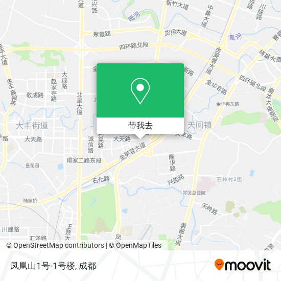 凤凰山1号-1号楼地图
