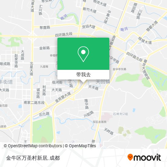 金牛区万圣村新居地图