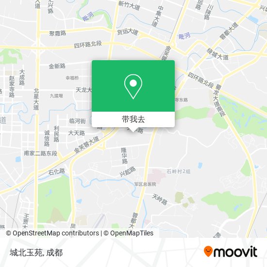 城北玉苑地图
