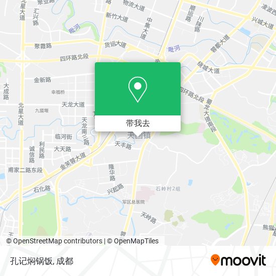 孔记焖锅饭地图