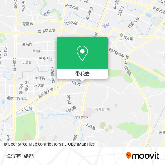 海滨苑地图