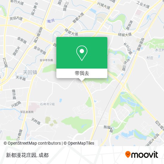 新都漫花庄园地图