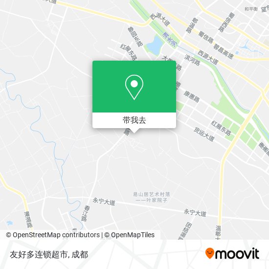 友好多连锁超市地图