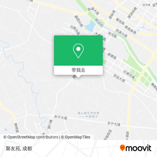 聚友苑地图