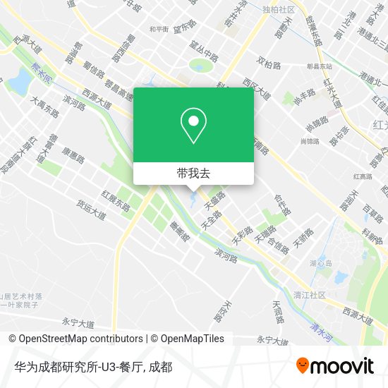 华为成都研究所-U3-餐厅地图