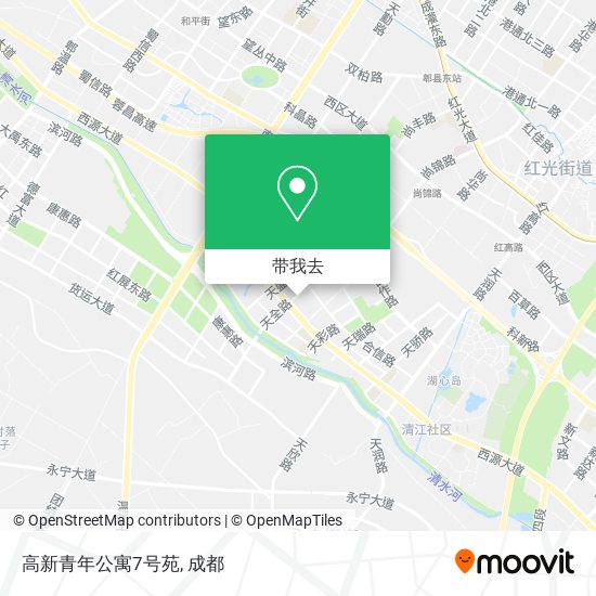 高新青年公寓7号苑地图