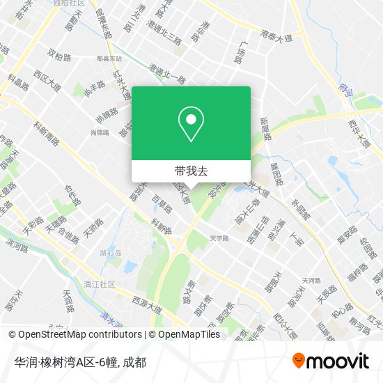 华润·橡树湾A区-6幢地图