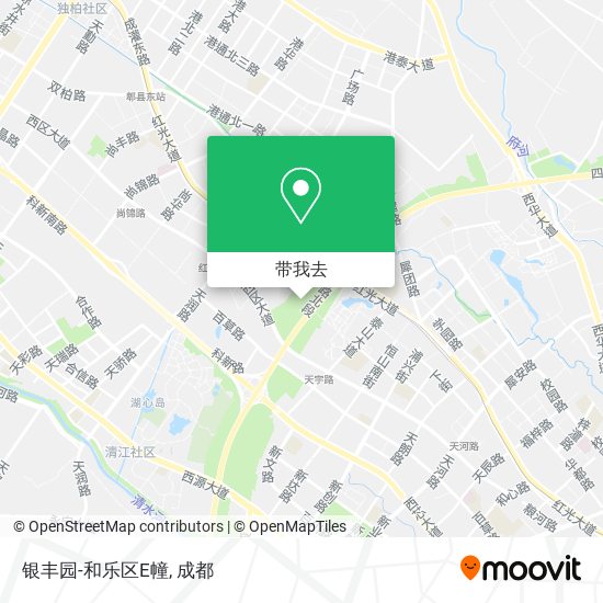 银丰园-和乐区E幢地图