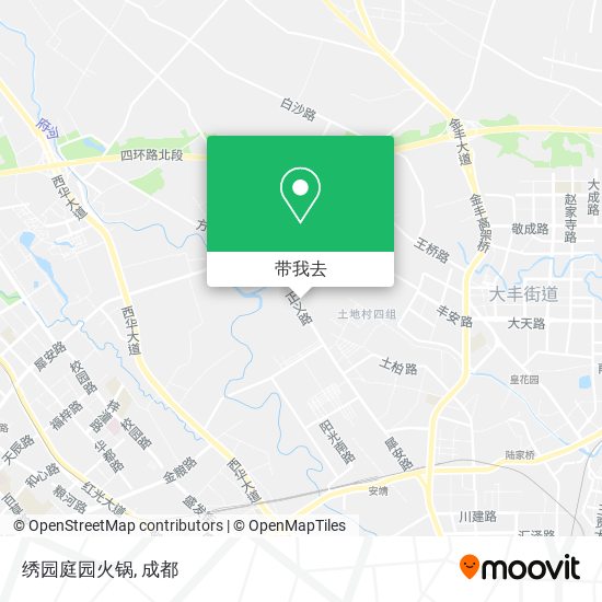 绣园庭园火锅地图