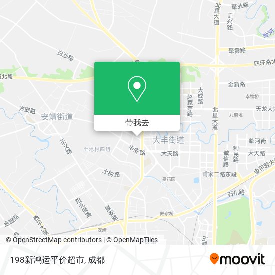 198新鸿运平价超市地图