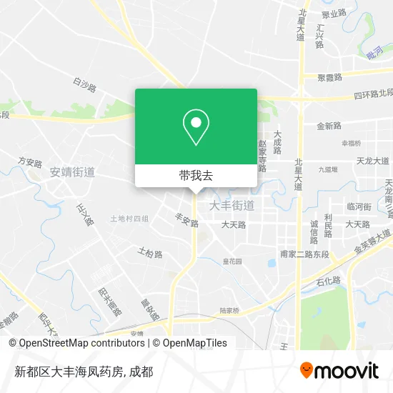 新都区大丰海凤药房地图
