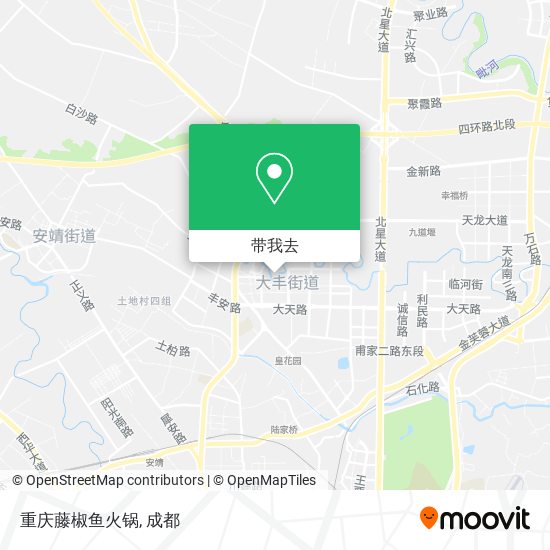 重庆藤椒鱼火锅地图
