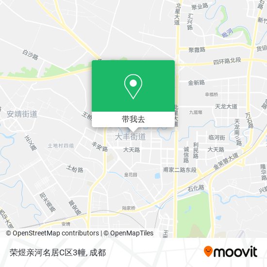荣煜亲河名居C区3幢地图