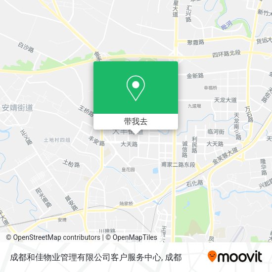 成都和佳物业管理有限公司客户服务中心地图
