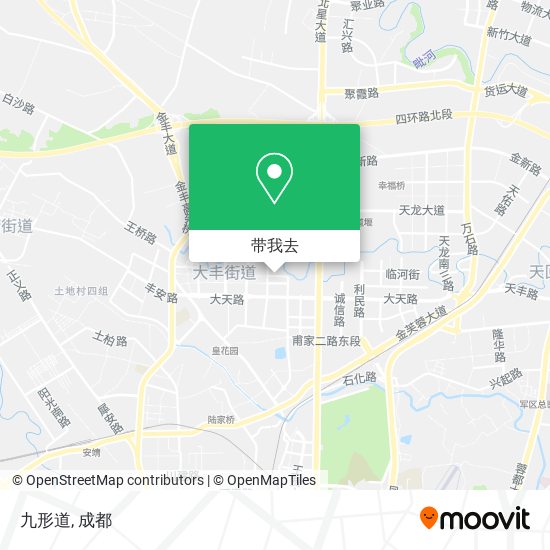 九形道地图
