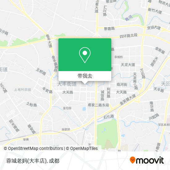 蓉城老妈(大丰店)地图