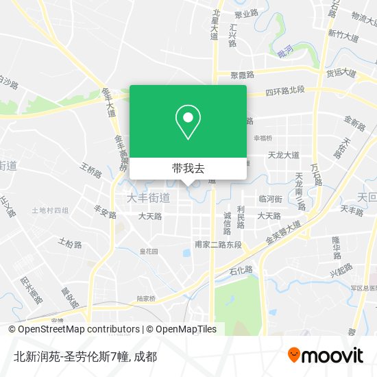 北新润苑-圣劳伦斯7幢地图