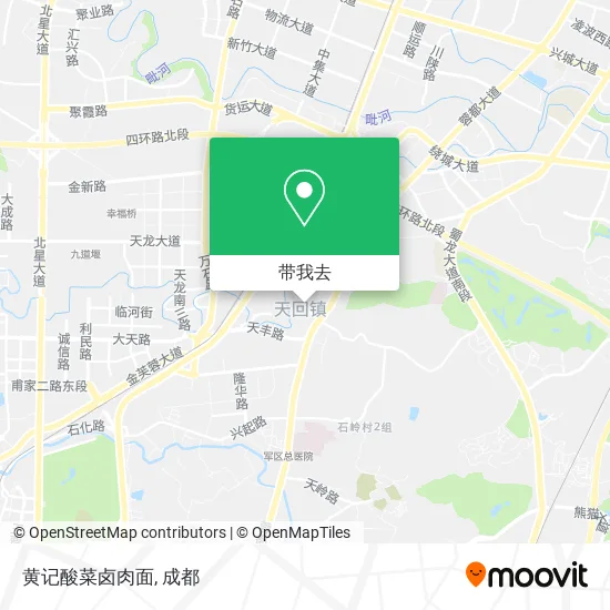 黄记酸菜卤肉面地图