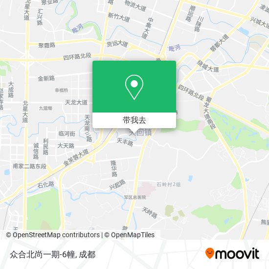 众合北尚一期-6幢地图