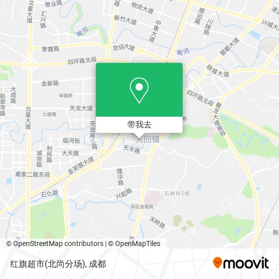 红旗超市(北尚分场)地图