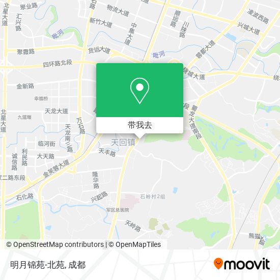明月锦苑-北苑地图